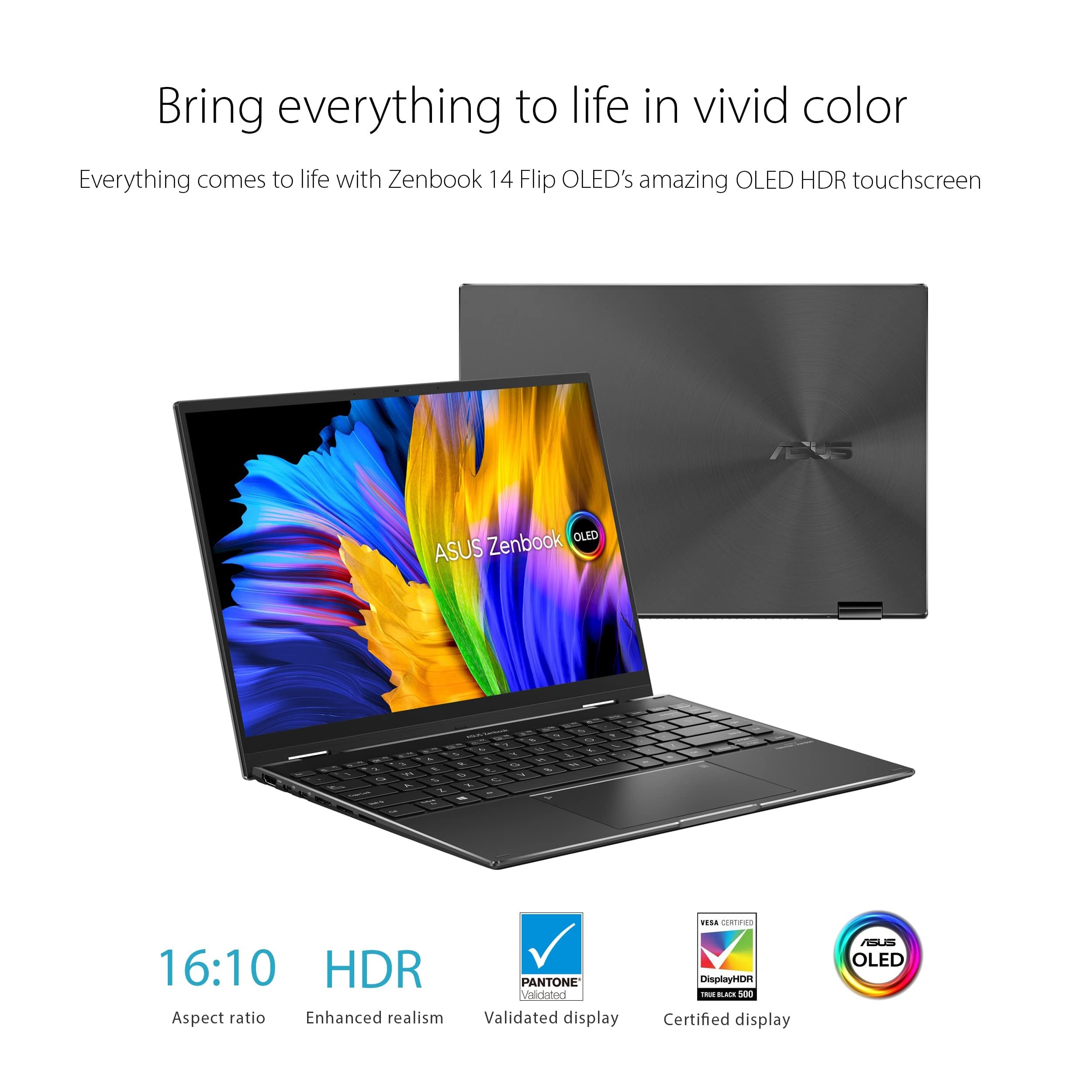Amazon.com: ASUS Zenbook 14 Flip OLED Ultra Slim Laptop, 14